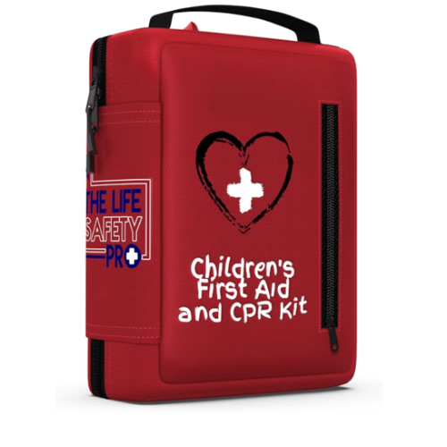Amazon.com: Portable First Aid Kit for Kids with CPR Shield - Ideal for Home, Car, School, Camping, and as a Travel First aid kit. Latex-Free Bandages – Children First Aid Guide by The Life Safety Pro : Health & Household