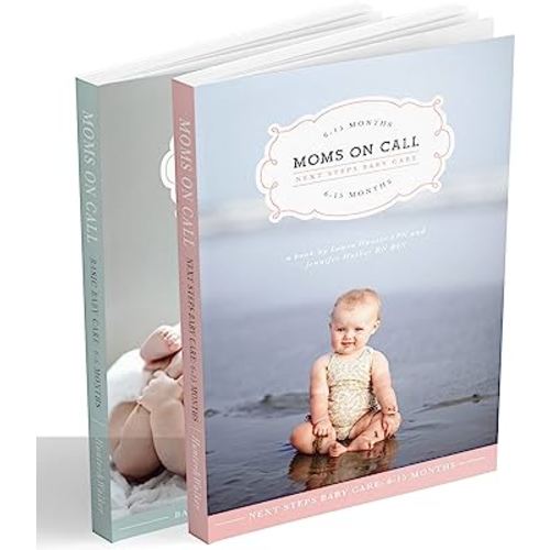 Moms on Call 2 Book Bundle | Basic Baby Care & Next Steps Baby Care 0 Months-15 Months | 2 Book Parenting Set