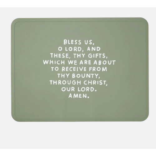 Meal Blessing Silicone Placemat
