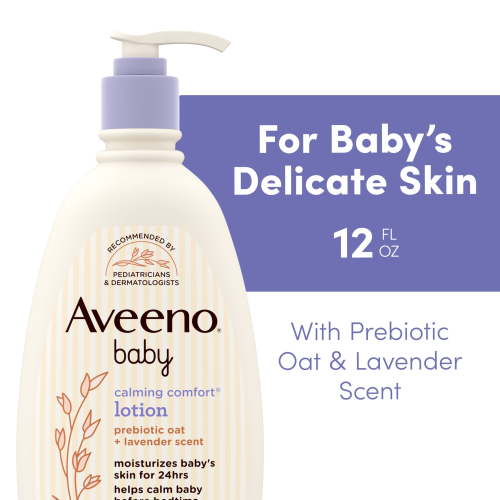 Aveeno Baby Calming Comfort Moisturizing Bedtime Lotion, 12 fl. oz