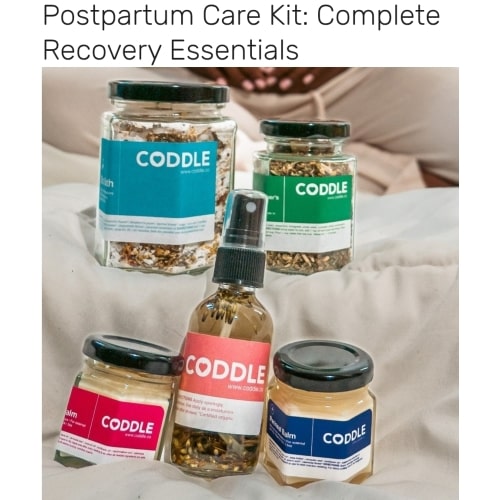 CODDLE Postpartum Care Kit for Recovery and Comfort — CODDLE