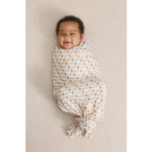 Biscotti Check Swaddle
