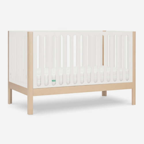 Newton Galileo Convertible Crib & free crib mattress - Natural / Dove White