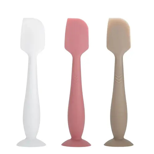 Diaper Cream Spatula Butt Spatula Baby Diaper Spatula, Soft Silicone Butt Paste Spatula Diaper Rash Cream Applicator Diaper Cream Brush with Suction Cup Base