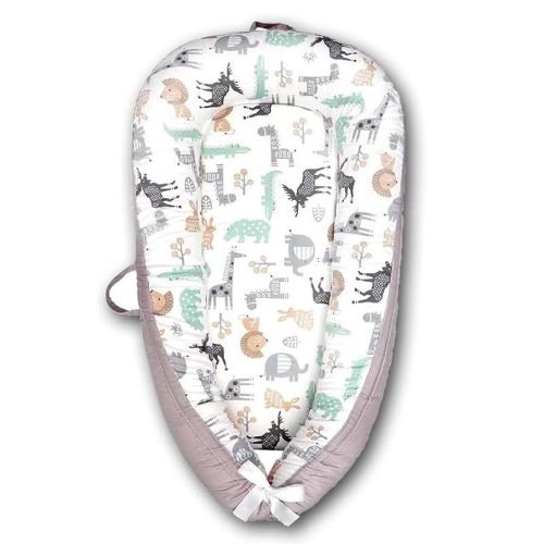 Tumbona para colchón suave para colchón de 0 a 12 pulgadas para colchón suave para cama de suelo para viajes codurmientes (color: animal)