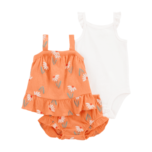 Baby 3-Piece Floral Little Short Set - Carter's | Carter's