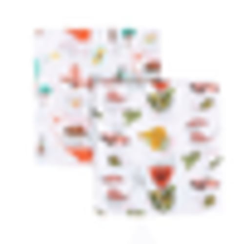 Gift Set: Baby Muslin Swaddle Blanket & Burp Cloth Combo – Little Hometown