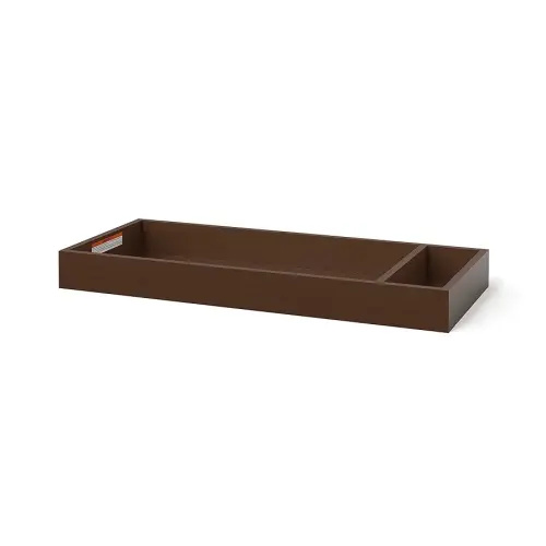 Child Craft Kieran Changing Table Topper, Convert Dresser into a Changing Table Surface, Securely Attaches, Non-Toxic, Baby Safe Finish (Toasted Chestnut)