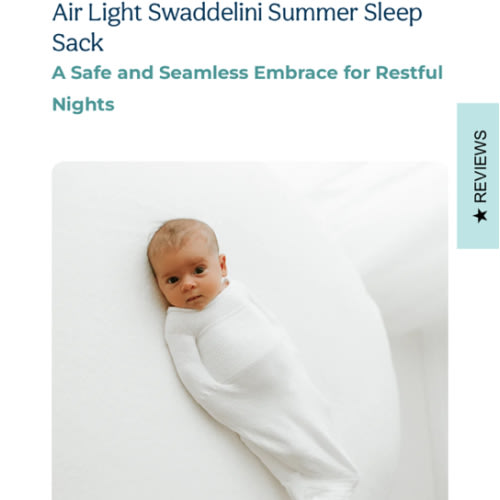 Air Light Swaddelini Summer Sleep Sack