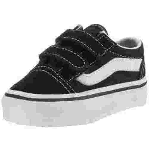 Vans Old Skool V Casual Baby Boys Shoes Size 8, Color: Black/White