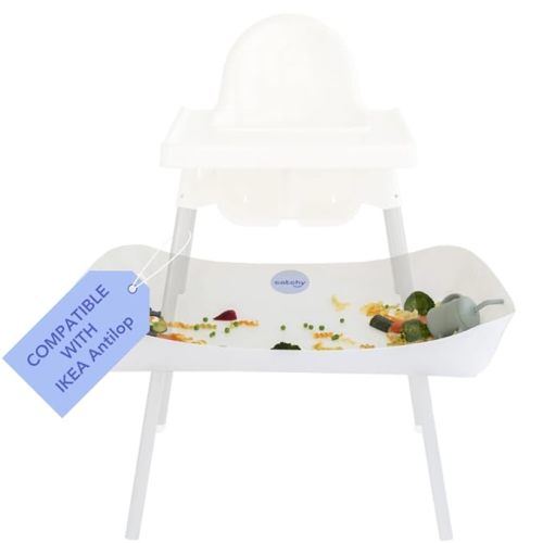 CATCHY - Food Catcher - Compatible with IKEA Antilop High Chair - Highchair Sold Separately - Baby & Toddler Food & Mess Catcher - Under High Chair Accessory - Baby Feeding Essentials