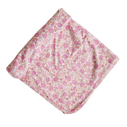 Palmer's Pink Floral Oversized Swaddle Blanket