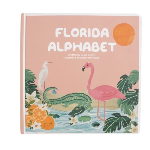 Emerson And Friends Lucy'S Room Florida Alphabet Board Book, Pink/Multi, One Size