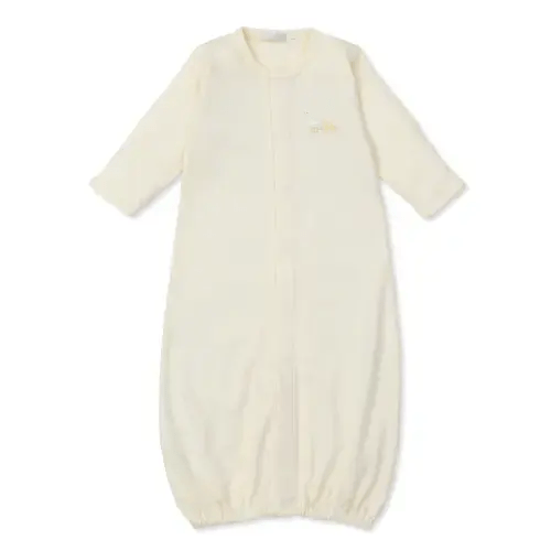 Premier Baby Duckling Yellow Stripe Hand Emb. Conv. Gown, NB