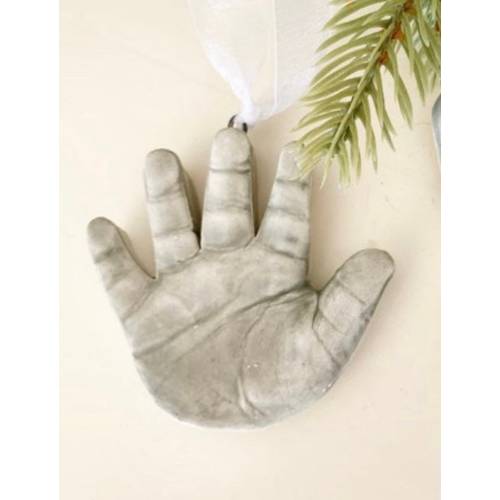 Handprint Ornament, Baby Keepsake Ornament, Baby Keepsake, Handprint Casting , Casting Kit