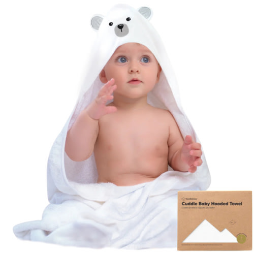 Cuddle Organic Bamboo Baby Hooded Towel