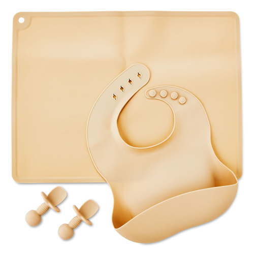 Parent's Choice 4-Piece Silicone Baby Feeding Starter Set, 6+ Months