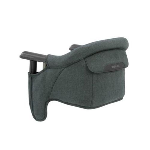 Inglesina Fast Table Chair Charcoal Gray Melange, High Chair For Babies & Toddlers 6-36 Months, Fits Tables 0.8'' - 3.35'' Thick, Includes Travel Bag