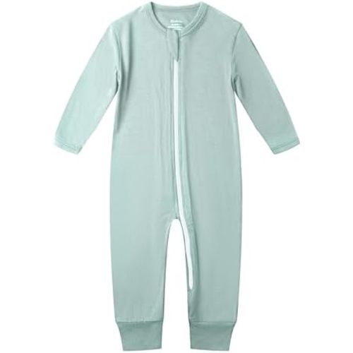 Owlivia Rayon from Bamboo Baby Footless Pajamas, Boys and Girls Zip up Sleep and Play, Long-Sleeve Coveralls