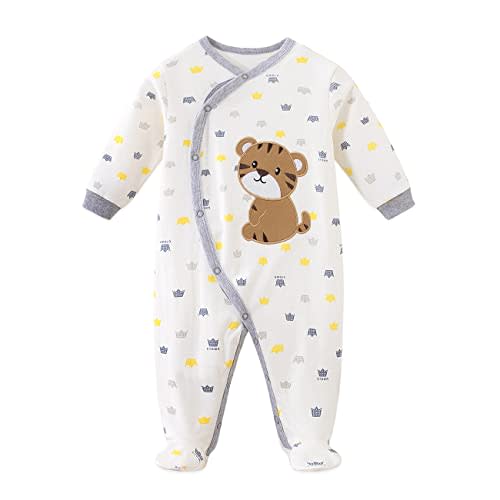 Babymine Unisex Baby Clothes for Boys Girls Cotton Newborn Girl Boy Onesie Infant Long Sleeve Romper Cute Newborn Outfit