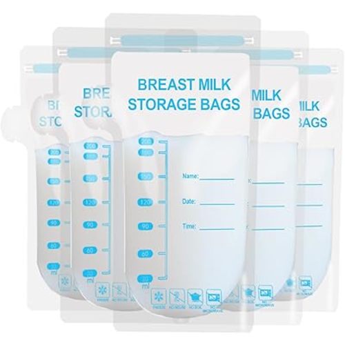 30PCS Breastmilk Storage Bag - Milk Bags for Breastmilk for Feeding,Breast Milk Storage Containers for Fridge,Bolsas para Leche Materna,Baby Essentials,Fast Freeze,Bpa-Free for Breastfeeding