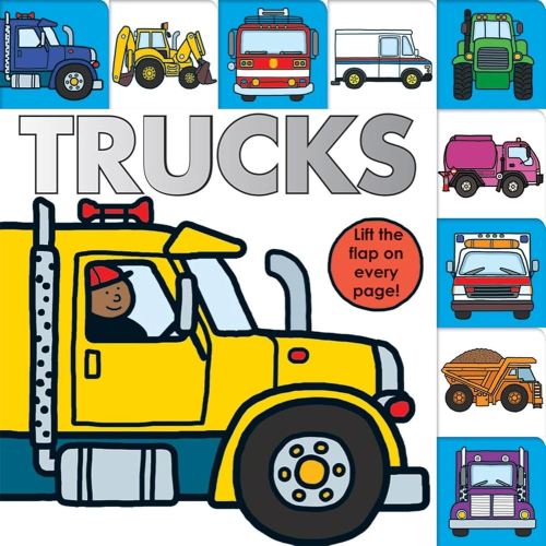 Lift-the-Flap Tab: Trucks: An interactive board book for little fans of trucks (Lift-the-Flap Tab Books)