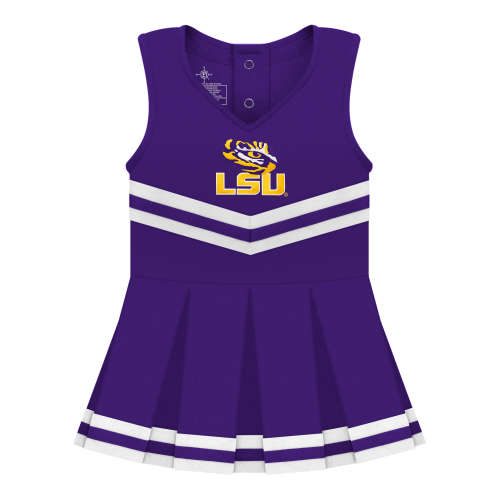 LSU Tigers Cheerleader Bodysuit Dress | College Baby