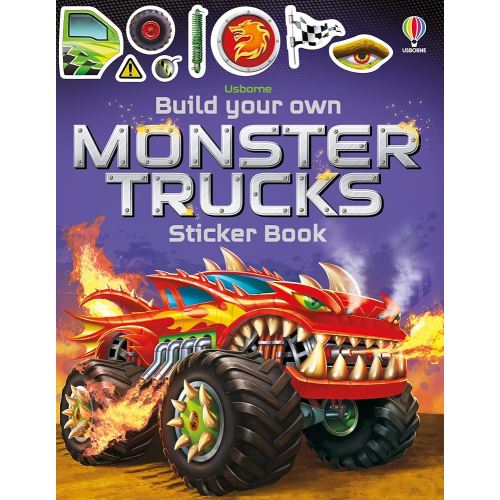 Build Your Own Monster Trucks Sticker Book (Build Your Own Sticker Book)