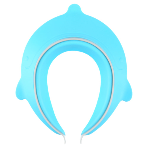 Skip Hop Baby Shower Cap Shield, Moby Bath Visor for Kids, Blue