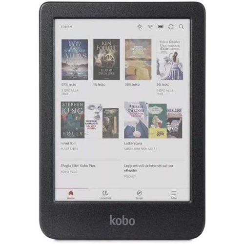 Kobo Clara Colour | Colour eReader | 6” Glare-Free Colour E Ink Kaleido™ 3 Display | Dark Mode Option | Waterproof | Audiobooks | 16GB of Storage | Black