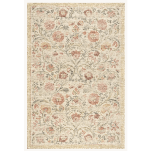 Sufi Hand-Tufted Floral Motif Wool-Blend Rug | Multicolor – Rugs USA