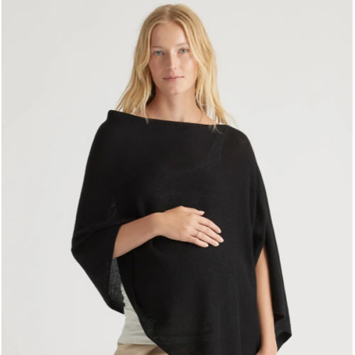 Lightweight Cotton Cashmere Nursing Shawl