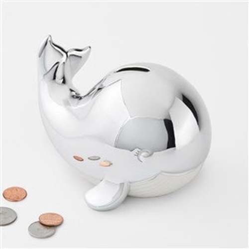 Reed & Barton Whale Coin Bank