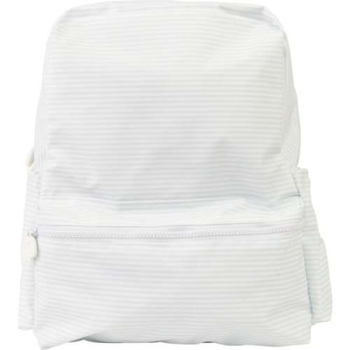 The Large Backpack, Blue Stripe - Apple of My Isla | Maisonette