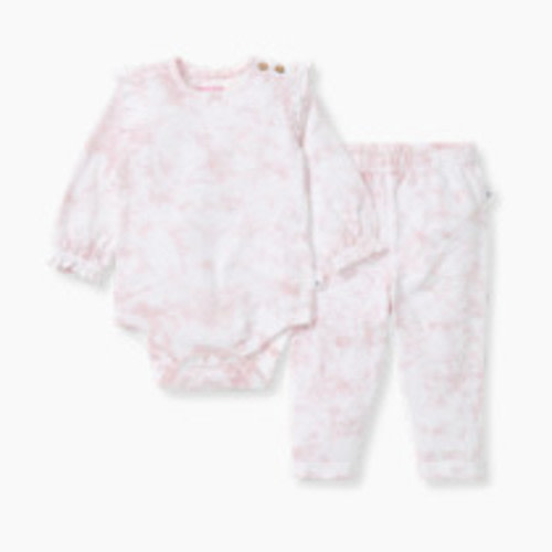 Burt's Bees Baby Organic Cotton Desert Tie Dye Bodysuit Set - Lavender Tie Dye, 3-6 M