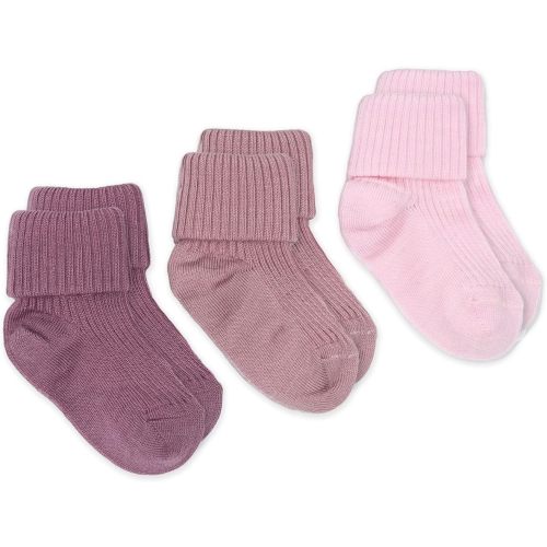 Woolino Wool Baby Socks, Washable Merino Wool Infant Toddler Kids Socks, Newborn to 8 Years (Pack of 3)