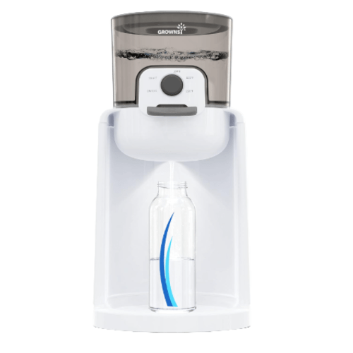 Grownsy Instant Baby Bottle Warmer with Night Light, White