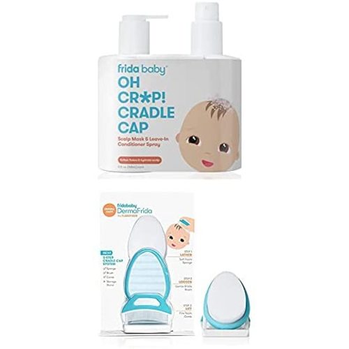 The 3-Step Cradle Cap System with Scalp Spray + Scalp Mask by Fridababy