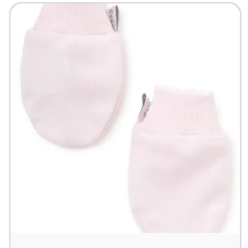 Pink/White Kissy Basics Mittens