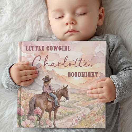 Personalized Cowgirl Storybook, Custom Western Bedtime Book, Keepsake Gift