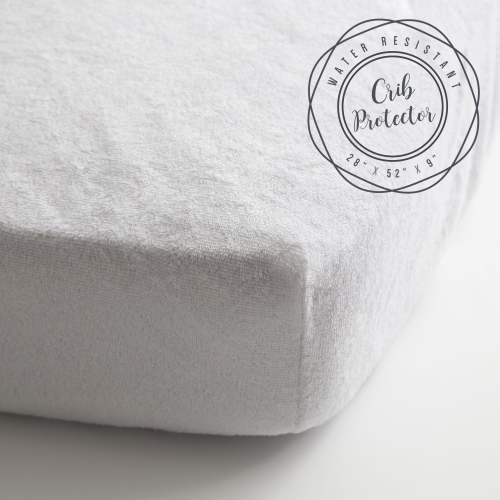 Terry Cotton Crib Mattress Protector for Baby Crib