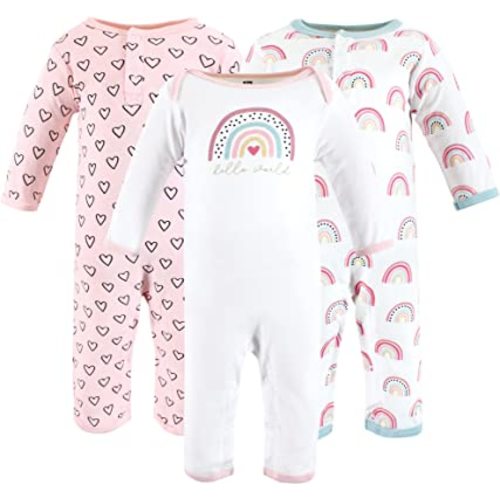 Hudson Baby baby-girls Cotton Coveralls