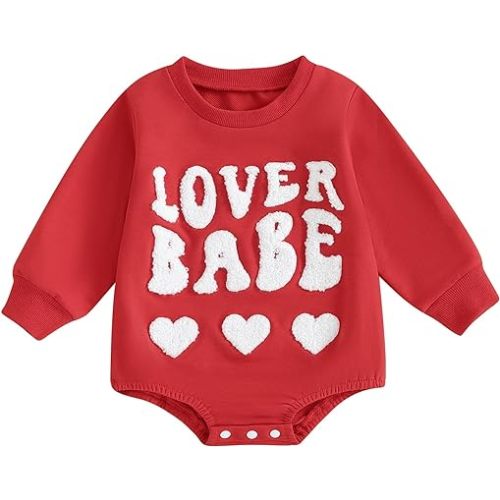 Easter Newborn Baby Girl Clothes Fuzzy Bunny Embroidery Romper Sweatshirt Bubble Jumpsuit Toddler Baby Girl Outfit