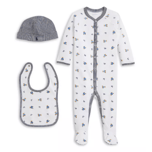 Polo Unisex Cotton 3 Piece Gift Set - Baby