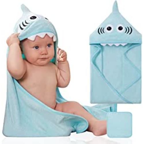 Amazon.com: SYNPOS Organic Bamboo Hooded Baby Towel - Soft Large Bath Towel with Animal Ears for Babie, Toddler, Infant - Ultra Absorbent, Natural Baby Stuff Baby Bath Shower Gifts for Boy Girl - (30 x 30 Inch) : Baby