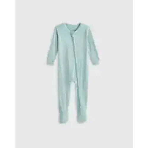 Bamboo Footie Pajama- Sage Mist