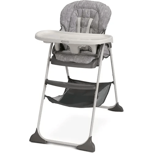 Graco Slim Snacker High Chair, Ultra Compact High Chair, Whisk