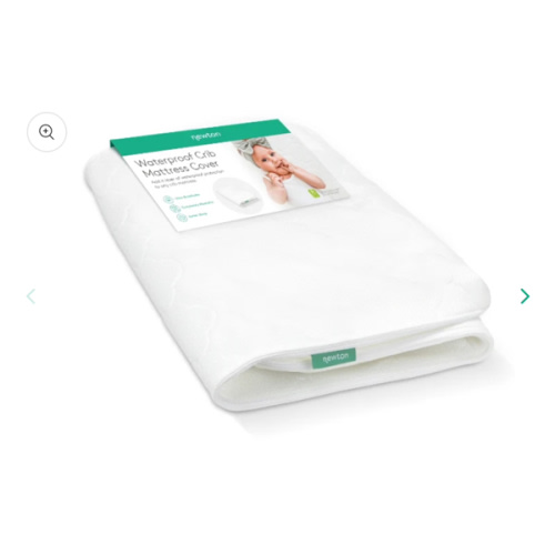 Extra Waterproof Crib Mattress Cover - Standard / Cloud White