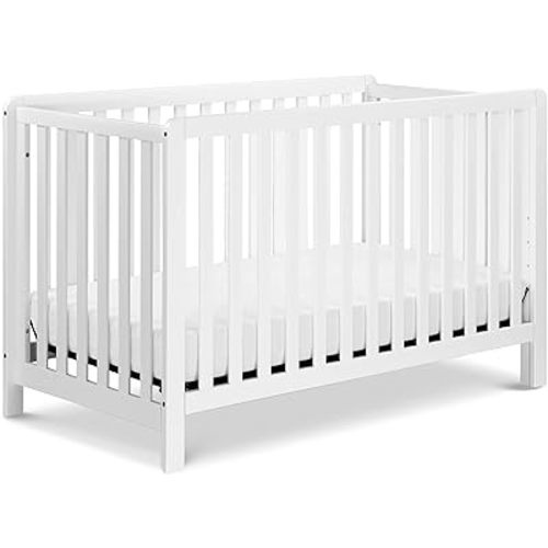 Carter's by DaVinci Colby 4-in-1 Low-Profile Convertible Crib in White, Greenguard Gold Certified