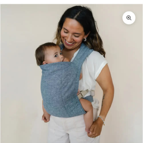 Tan Buckle Baby Carrier | Ergonomic Soft Structured Carrier